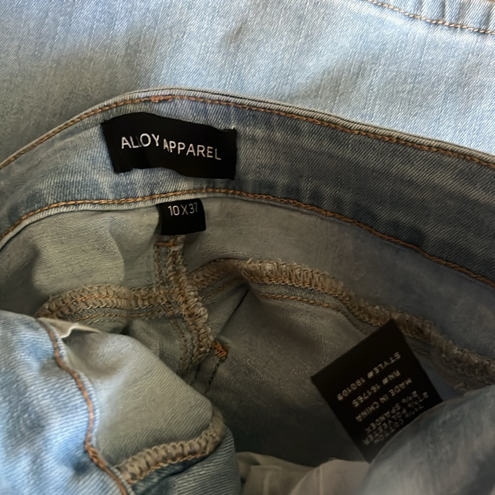 ALLOY Sky Blue Flare Jeans - Picture 5 of 6